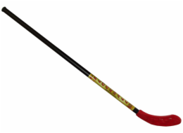 Florbalová hůl rovná červená 90 cm červená