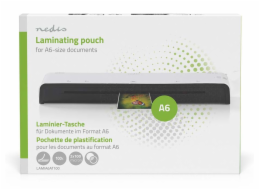 NEDIS laminovací fólie/ formát A6/ 100 mic/ rozměr 154 x 111 mm/ transparentní/ 100 pack