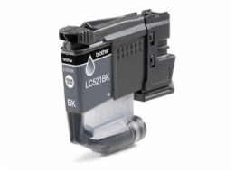 Brother LC521BK - Cerná - originální - pillow pack - inkoustová cartridge - pro Brother DCP-J1260W, DCP-J1310DW