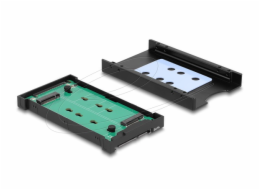 Delock Převodník M.2 Key M NVMe SSD na U.2 nebo M.2 Key B SATA SSD na SATA - beznástrojový