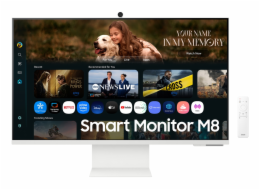 Samsung Smart Monitor M8 (M80F) 32" LED VA 3840x2160 Mega DCR 4ms 400cd HDMI USB(65W) Wifi pivot biely