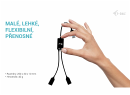 i-tec USB-A Cable HUB 2 port (2x USB-A)