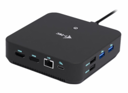 i-tec USB-C DP Dual HDMI Docking Station, Power Delivery 100W