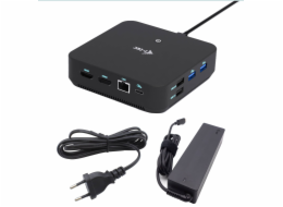 i-tec USB-C DP Dual HDMI Docking Station, PD 100W + Universal Charger 100W