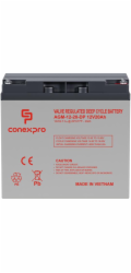 Baterie Conexpro AGM-12-20-DP AGM 12V/20Ah, M5, Deep cycle, živ. 10 let