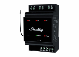 Shelly Qubino Wave Pro 3 Z-Wave 3kanálové relé na DIN lištu