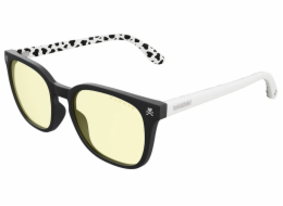 GUNNAR kancelářske/herní brýle  MOZZARELLA ONYX/LATTE jantarová skla BLF 65 GUNNAR focus