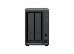 Synology DiskStation DS725+, 2-bay NAS, CPU DC AMD Ryzen R1600 64bit, RAM 4GB, USB-C, LAN 1x 2.5GB + 1x 1Gb