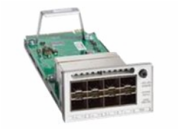 Cisco Catalyst 9300 Series Network Module - Expanzní modul - 10 Gigabit SFP+ x 8 - repasovaný - pro P/N: C9300-24U-10E, C9300-48UB-A, C9300-48UB-E