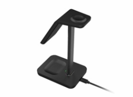 Solight stolní nabíječka 3v1, Qi2, MagSafe kompatibilní