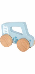 small foot Dřevěné auto na tlačení Modré