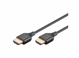 Goobay&nbsp;Slim&nbsp;High-Speed-HDMI-Kabel&nbsp;mit&nbsp;Ethernet,&nbsp;8K&nbsp;@&nbsp;60Hz&nbsp;(schwarz,&nbsp;1&nbsp;Meter)