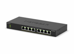 NETGEAR 300 Series GS308LP - Prepínac - essentials - nerízený - 8 x 10/100/1000 (PoE+) - desktop, pro pripevnení na zed - PoE+ (60 W)