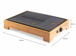 Stolní elektrický gril Plancha - Bamboo Style - DOMO DO9271G