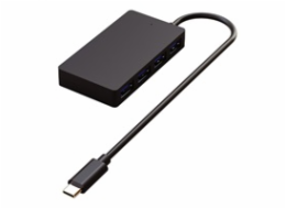 WG - HUB Type-C na 4x USB-A, USB 3.0, 5Gbps, černá