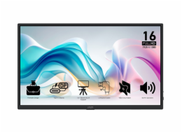 MSI LCD PRO MP165 E6, 15.6", IPS, FHD, 60Hz, 4ms, Black