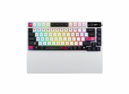ASUS Klávesnice ROG Azoth X, Mechanická, Bezdrátová BT, RF 2.4GHz, US, bílá
