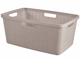 Koš na prádlo Curver Jute 46L taupe
