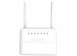 STRONG 4G LTE router 360/ Wi-Fi standard 802.11 b/g/n/ 300 Mbit/s/ 2,4GHz/ 4x LAN/ 1x SIM slot/ 2 odnímatelné antény