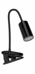 CONNECT IT CLIP 2 stolní Led lampička s klipem, baterie,USB-C, ČERNÁ