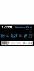 1stCOOL Zdroj White Storm SFX 400 85+, 400W, SFX, černá