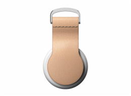 Nomad Airtag Leather Loop 90 degrees Natural