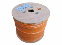 UTP kabel LEXI-Net Cat5E, drát, LS0H (B2ca s1a,d0,a1), oranžový, 500m, cívka