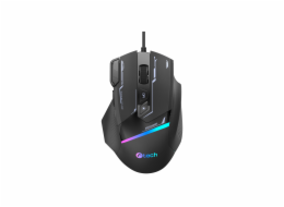 C-TECH Herní myš Zyra, USB, RGB, černá