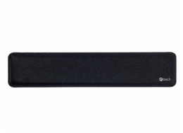 Podpěra zápěstí ke klávesnici C-TECH KPG-01, paměťová pěna,  černá, 450x93x25mm