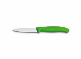 Victorinox Nůž kuchyňský zelený 8cm vlnka