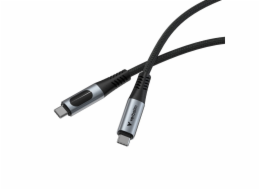 Verbatim USB-C->C kabel Sync & Charge s ukazatelem napájení 240W černý