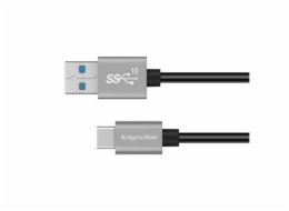 Kabel KRUGER & MATZ KM1263 Basic USB/USB-C 1m Black