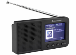 Soundmaster DAB175SW rádio/ DAB+/ FM/ LCD/ Budík/ Hodiny/ Černé
