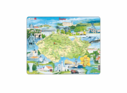Larsen Vzdělávací puzzle Česká republika Památky 78 dílků