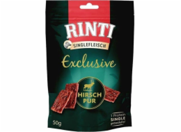 RINTI Singlefleisch Exclusive Deer - pamlsek pro psa - 50g