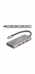 Delock - Rozbocovac - 10 Gbps, s napájením 80 Watt - 4 x USB-C 3.2 Gen 2 + 3 x USB 3.2 Gen 2 - desktop