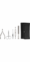 Zwilling Maniküre Pediküre Set 5tlg. mit Nagelzange, Leder