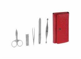 Zwilling TWINOX Asian Competence Neat s leather case, red, 5 pc.