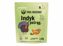 PAKA ZWIERZAKA Turkey with trout Kitten S - suché krmivo pro kočky - 1,6kg