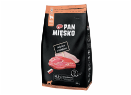 PAN MIĘSKO Veal with turkey XS - suché krmivo pro psy - 20kg