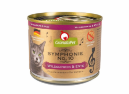 GRANATAPET Symphonie No.10 Wild boar and duck - mokré krmivo pro kočky - 200g