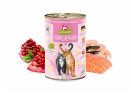 GRANATAPET DeliCATessen Salmon and seafood - mokré krmivo pro kočky - 400g
