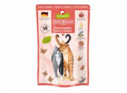 GRANATAPET DeliCATessen Turkey and shrimps - mokré krmivo pro kočky - 85g
