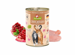 GRANATAPET DeliCATessen Turkey and pheasant - mokré krmivo pro kočky - 400g