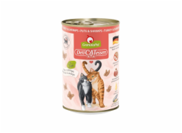 GRANATAPET DeliCATessen Turkey and shrimps - mokré krmivo pro kočky - 400g