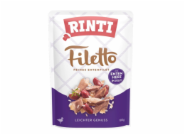RINTI Filetto Chicken fillet with duck hearts - vlhké krmivo pro psy - 100g