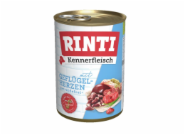 RINTI Kennerfleisch Poultry hearts - vlhké krmivo pro psy - 400g