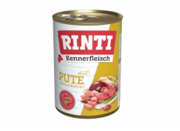 RINTI Kennerfleisch Turkey - vlhké krmivo pro psy - 400g