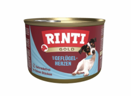 RINTI Gold Poultry hearts - vlhké krmivo pro psy - 185g