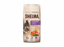 SHELMA Sterilised Salmon - suché krmivo pro kočky - 8kg